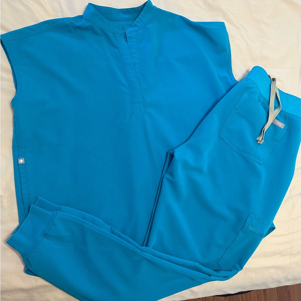 Figs Scrub Set Teal size Small